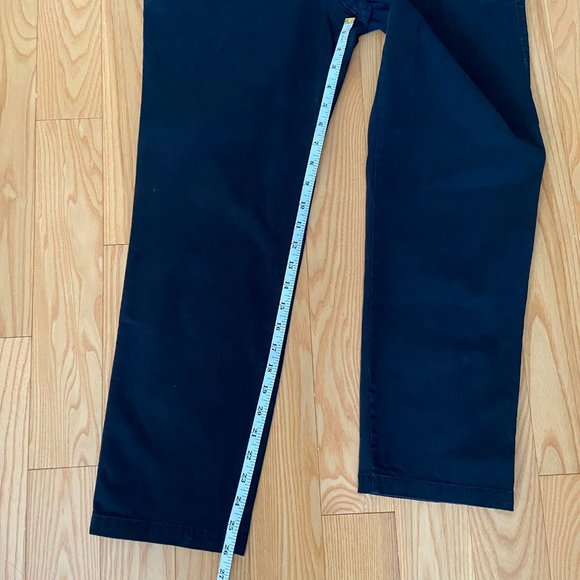 Old Navy Women's Black Slim Boyfriend Chino Pants Size 10 Regular - Picture 9 of 10